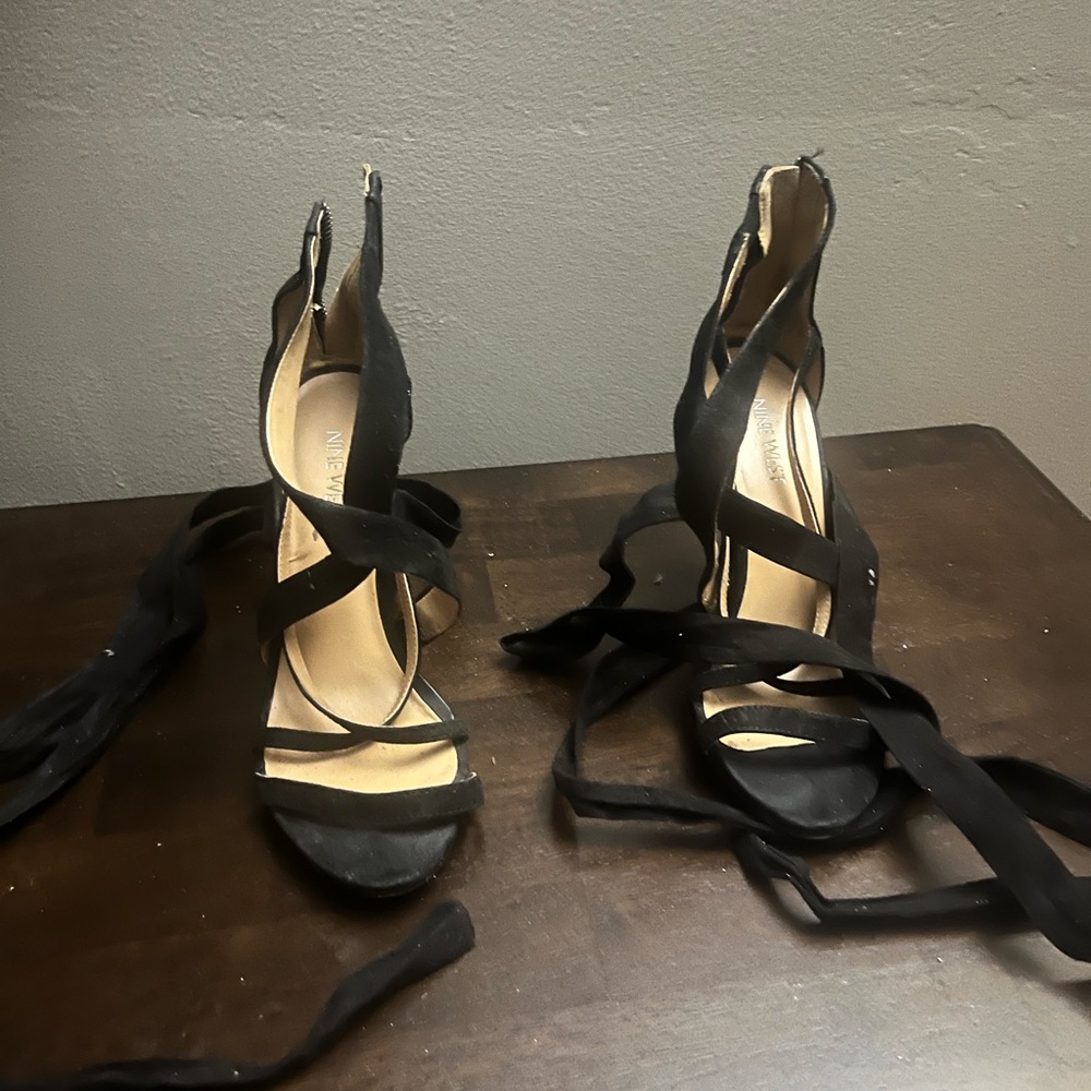 Nine West strappy heals